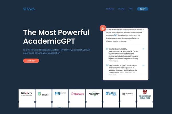Meet the New tlooto AI HomePage