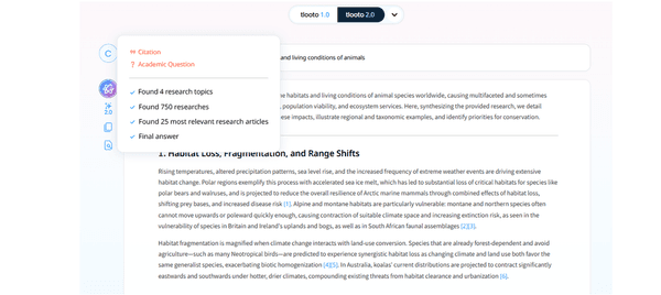 tlooto vs. Elicit: Differences in Scope of Paper Analysis and Summarization